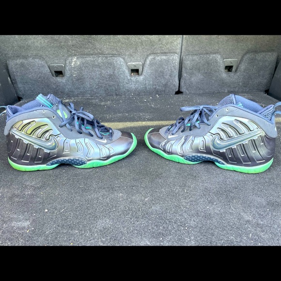 Green Goblin Foamposite Slides Clogposite 'Ironstone'